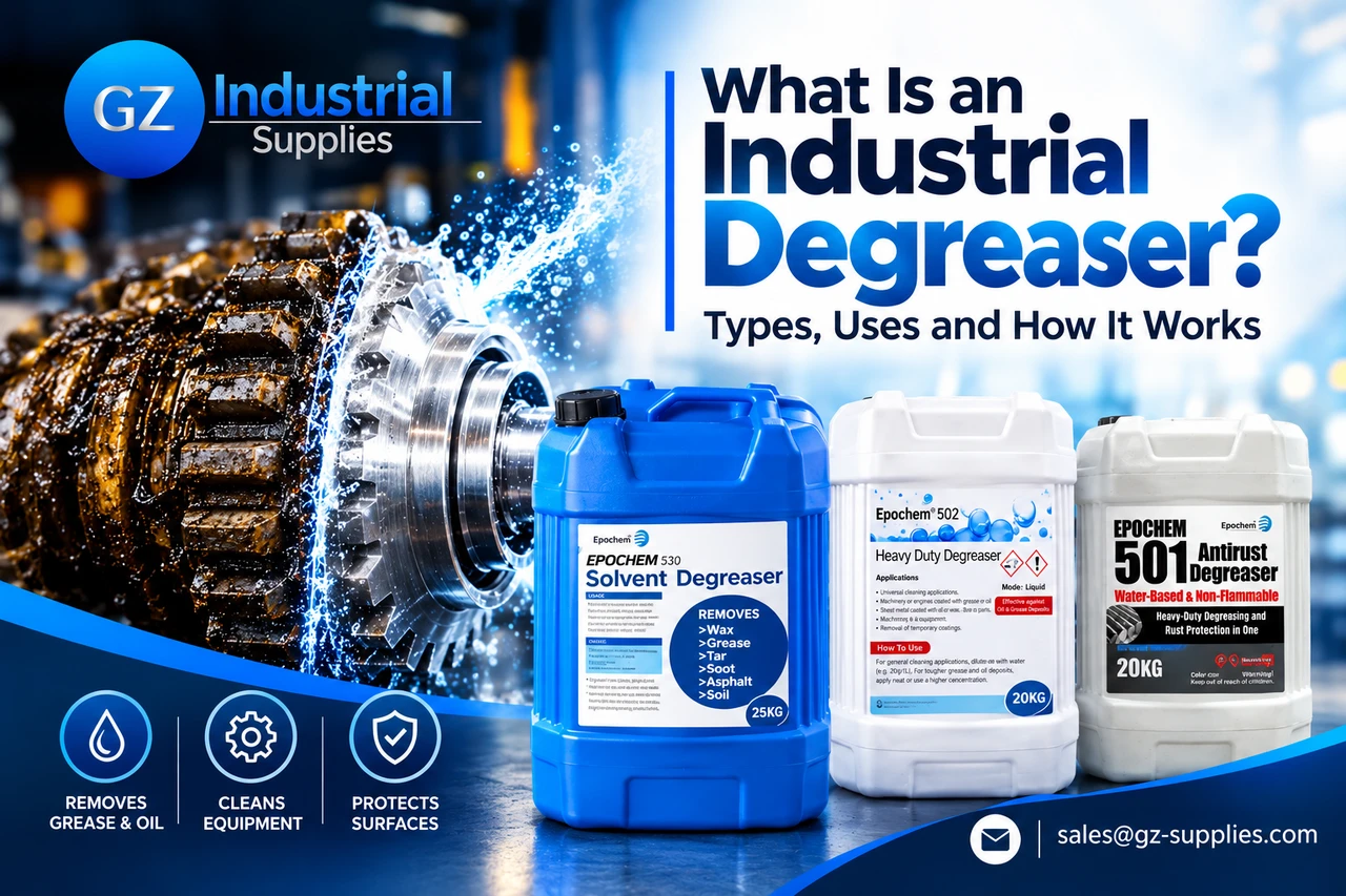 What Is an Industrial Degreaser? Types, Uses and How It Works