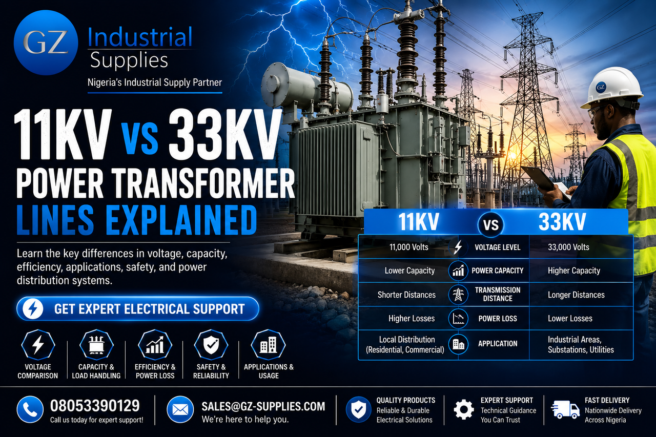 What is the Difference Between 11KV and 33KV Power Transformer Lines?