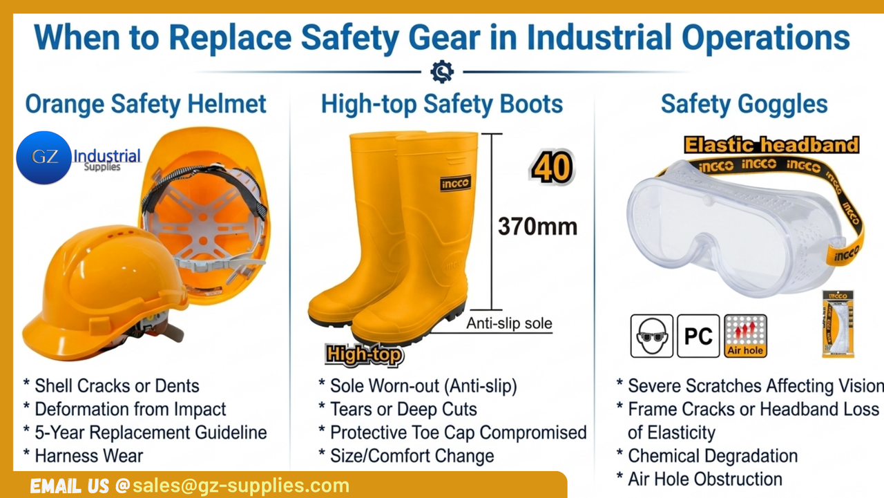 When to Replace Safety Gear in Industrial Operations