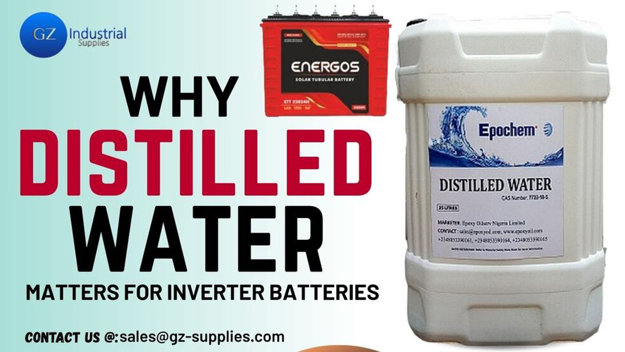 Why Distilled Water Matters for Inverter Batteries