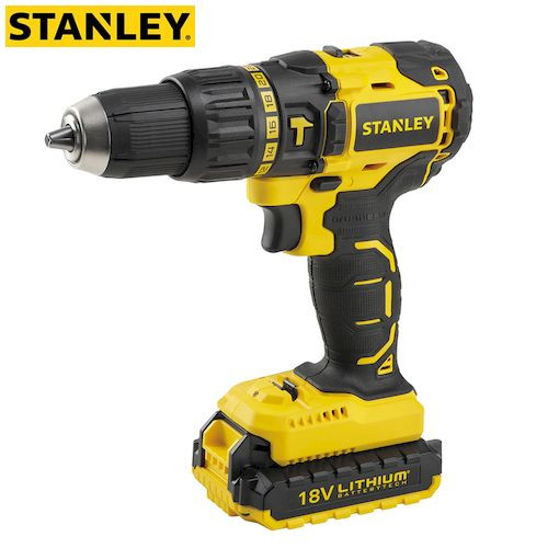 Buy Stanley SBH20S2K-B9 18V Li-Ion BL Hammer Drill in Kit Box from