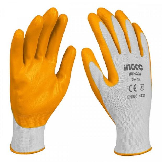 Buy online Nitrile Gloves INGCO HGNG01 from GZ Industrial Supplies