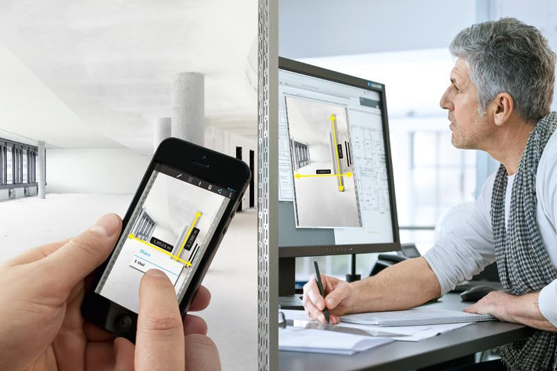 Bosch Professional Laser Measure Glm 100-25 C (integrated Camera, Range