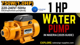 1 HP Water Pump Prices in Nigeria (2025 Guide)