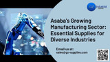 Asaba's Growing Manufacturing Sector: Essential Supplies for Diverse Industries