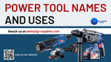 POWER TOOL NAMES AND USES (Complete List for Construction, Workshop & DIY 2026)