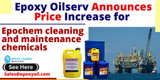 Press Release: Epoxy Oilserv Announces Price Increase for Epochem Industrial Cleaning and Maintenance Chemicals