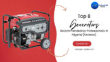 Top 8 Generators Recommended by Professionals in Nigeria (Reviews)