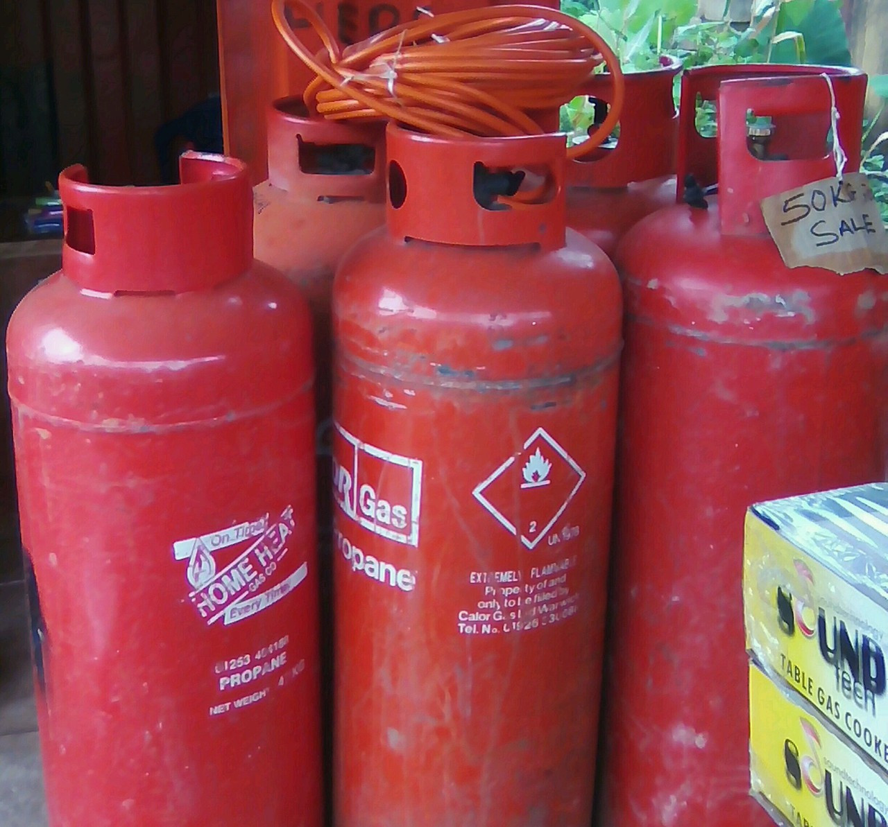 Buy Propane gas (50kg LPG cylinder returnable) from GZ industrial Supplies Nigeria