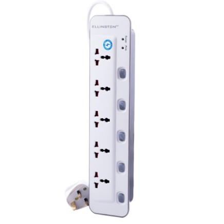 Buy Online SurgeProtector Extension Socket 5 Way P005 Ellington GZ
