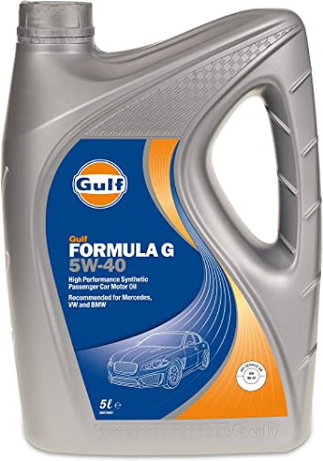Car Motor Oil Formula G 5W-40 5Ltr Gulf 