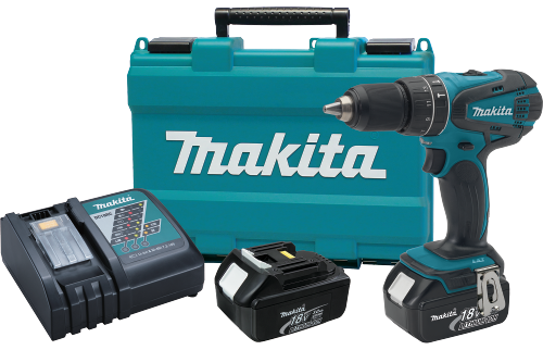 Makita Drilling Machine V LXT® Lithium-Ion Cordless 1/2” Hammer Driver-Drill Kit Model XPH01