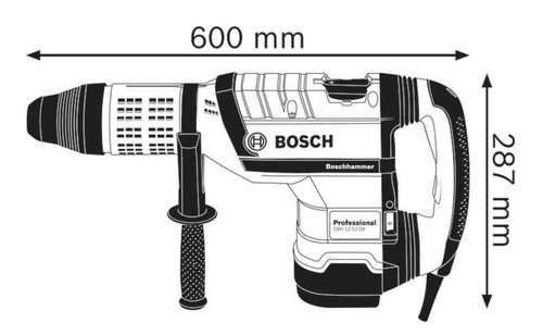 Buy Bosch GBH 12-52D Rotary hammer drilling machine online at GZ Industrial Supplies Nigeria
echnical data: GBH 12-52 D Professional
Input power 1,700 W
Impact strength, max. 19 Jun
Speed ​​0-220 rev / min
Weight 11.5 kg
Length 600 mm
Width 120 mm
Height 312 mm
SDS-max toolholder
Drilling diameter
Concrete, drilling diameter of the SDS drill bits 12 - 52 mm
Concrete, optimum use of space with hammer drill bits 30 - 50 mm
In concrete, core drilling with drilling diameter of 80 mm
In concrete with core drill bits with a diameter of 150 mm 