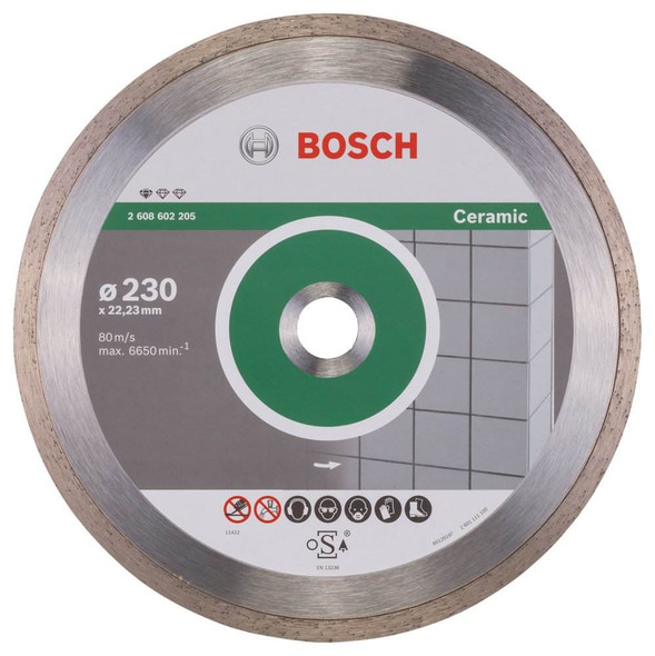 Bosch Professional Diamond Cutting Disc for Ceramic 230mm