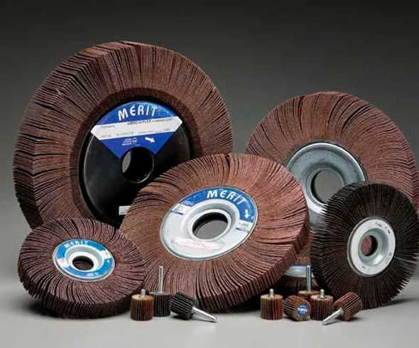 Flap Wheels and Accessories from Norton follows a complex shape and contours engineered to provide stable finish with an unvarying rate of cut, flap wheels wear away, frequently uncovering fresh grinds.
Flap Wheels and Accessories from Norton follows a complex shape and contours engineered to provide stable finish with an unvarying rate of cut, flap wheels wear away, frequently uncovering fresh grinds.