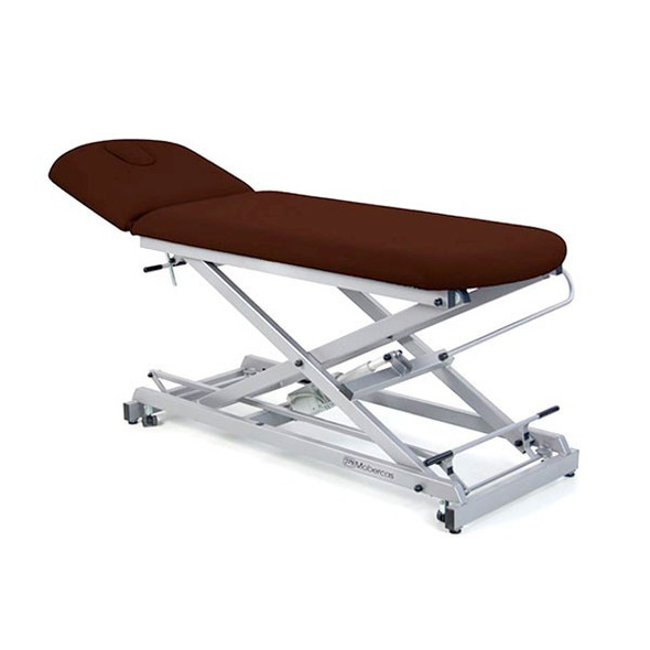 2 BODY ECONOMIC ELECTRIC STRETCHER, SCISSORS, FOLDING BACKREST AND WHEELS 62