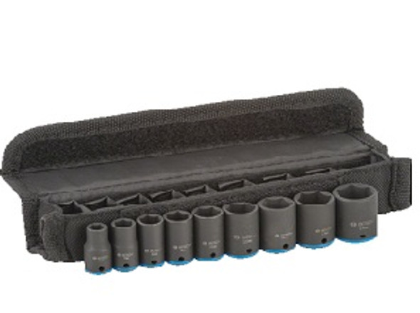 Bosch 9-piece socket set 38 mm