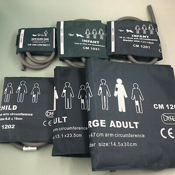 Blood Pressure Cuff for Patient Monitor blood Pressure Monitors 6 Sizes CONTEC Blood Pressure Cuff for Patient Monitor blood Pressure Monitors 6 Sizes CONTEC
