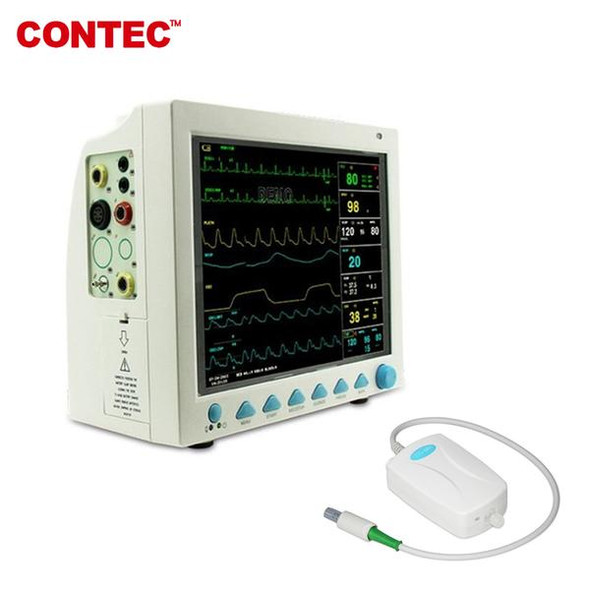 CMS800 with Capnograph CO2 Patient Monitor ETCO2 vital signs 7 parameter CONTEC