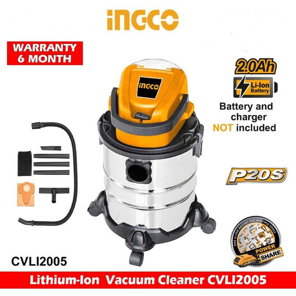Lithium-Ion Vacuum Cleaner CVLI2005 INGCO
