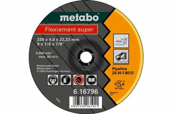 FLEXIAMANT SUPER 4.5"Grinding Disc For PIPELINE METABO