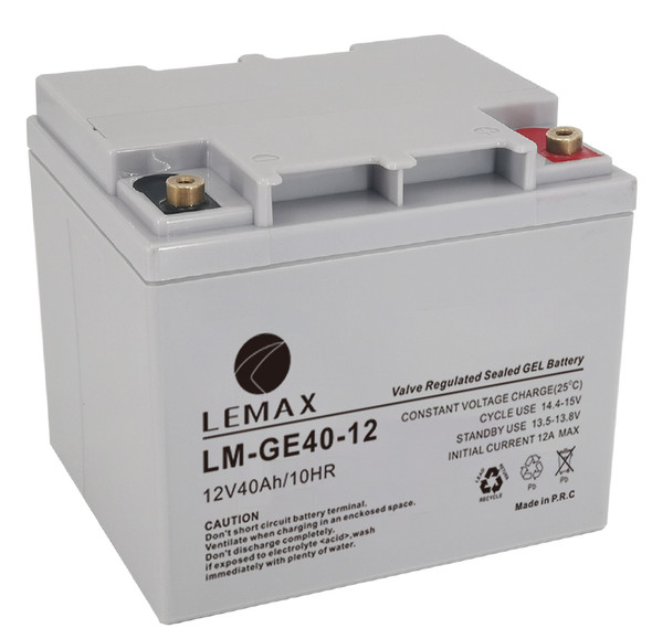 Deep Cycle GEL VRLA Batteries GEL 12V40Ah- Lemax (GEL 12V40Ah- Lemax)