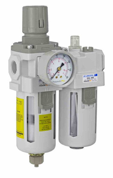 Air filter regulator and lubricator 1/4 inch