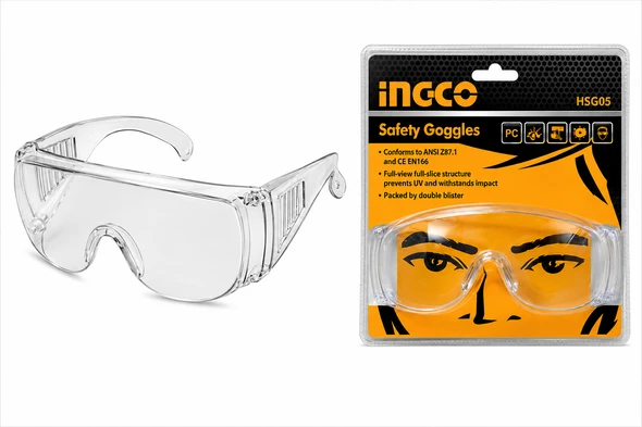 INGCO Industrial Safety Goggles, HSG05