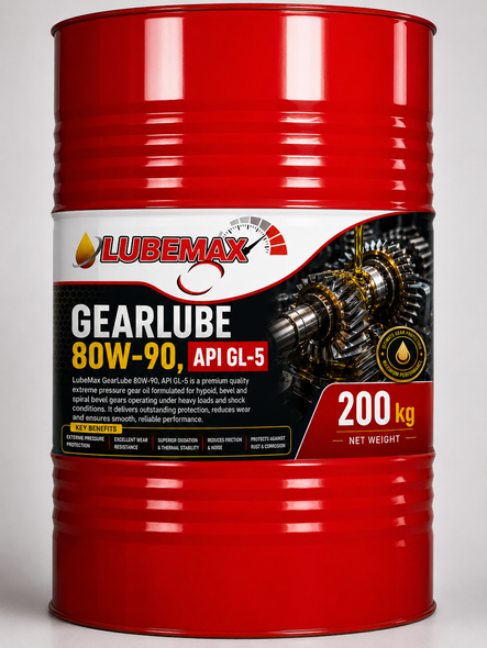 LubeMax GearLube 80W-90, API GL-5
