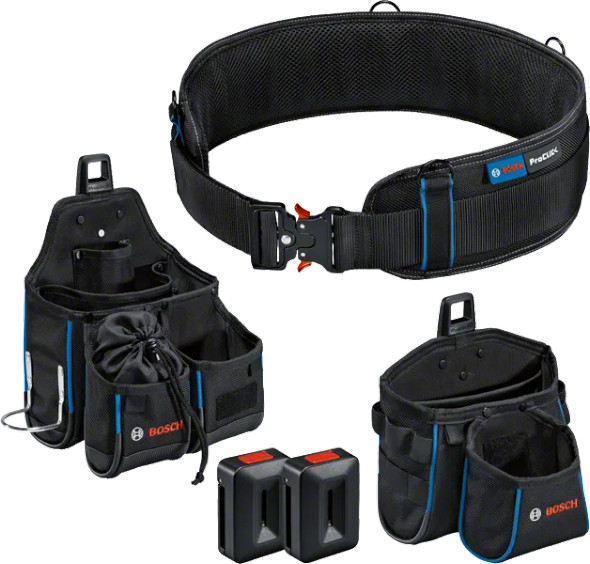 BOSCH 1600A0265P Tool Kit Belt and Bag Set, 5pcs BOSCH 1600A0265P Tool Kit Belt and Bag Set, 5pcs
