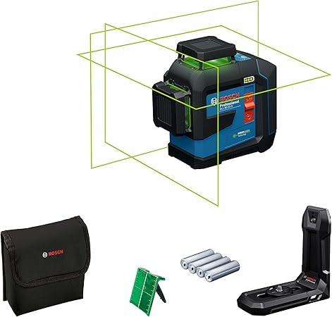 Bosch GLL 80-33 G Professional 3.7V Green Beam 360° Horizontal & Vertical Line Laser