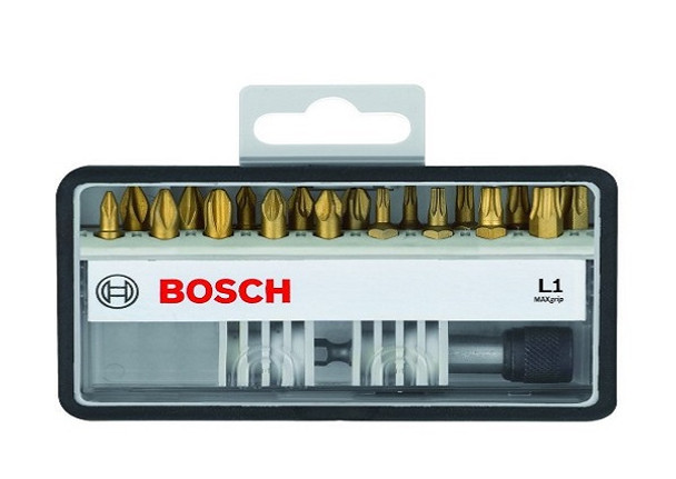 Bosch Screwdriver Bit Sets Max Grip Robust Line 18+5(L)m 