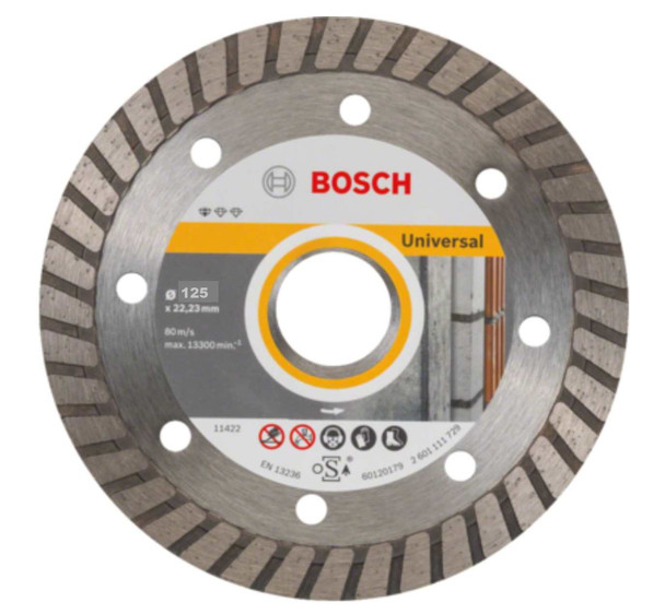 Bosch Professional Diamond Disc Cup Wheel, Best for Universal Turbo, 125 x 22,23 x 5 mm