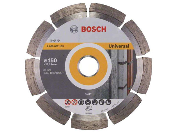  Bosch Professional Diamond Cutting Blade Standard Universal 150mm