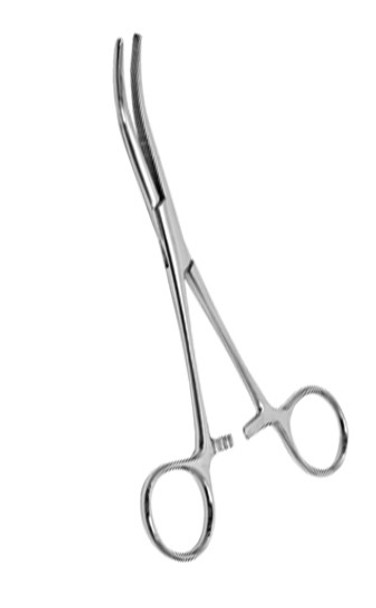 Curved Surgical Forceps 