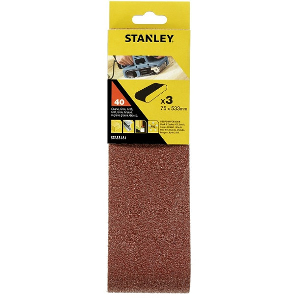 STANLEY S/BELTS - 75 x 533 40g 3PC