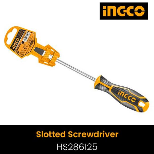 Slotted Screwdriver INGCO HS286125