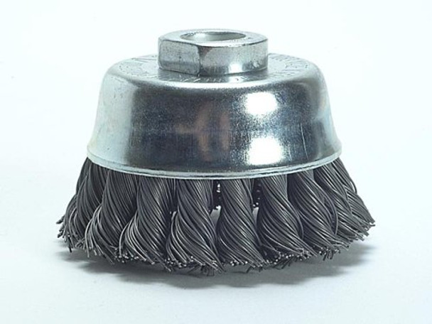 Wire cup brush 75mm, 0.5mm, 12500u/min 14.