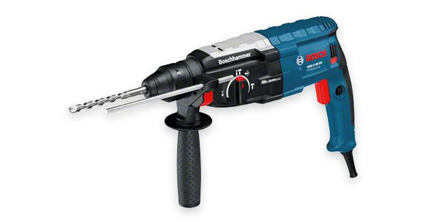 Bosch GBH 2-28DV professional Rotary Hammer with SDS-plus
The most important data
Rated power input 	850 W
Max. impact energy 	3,2 J
Drilling diameter in concrete with hammer drill bits 	4 – 28 mm

