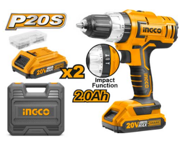 Ingco Lithium-Ion impact drill CIDLI20031