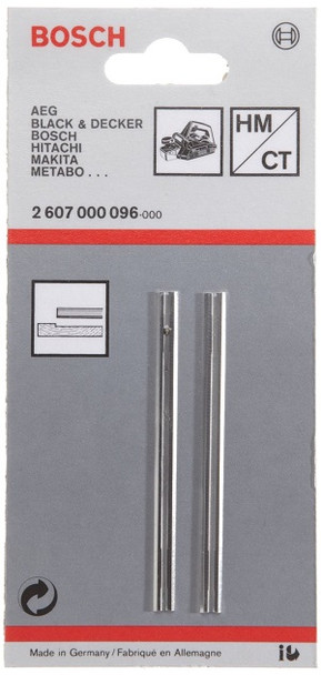 Bosch Reversible Planer blades 82mm TC coated