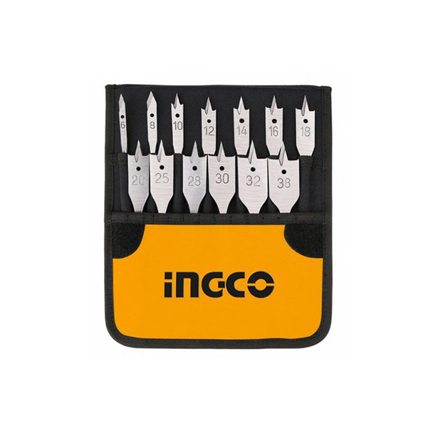 INGCO 13pcs Flat Wood Drill Bits Set (AKD41301)