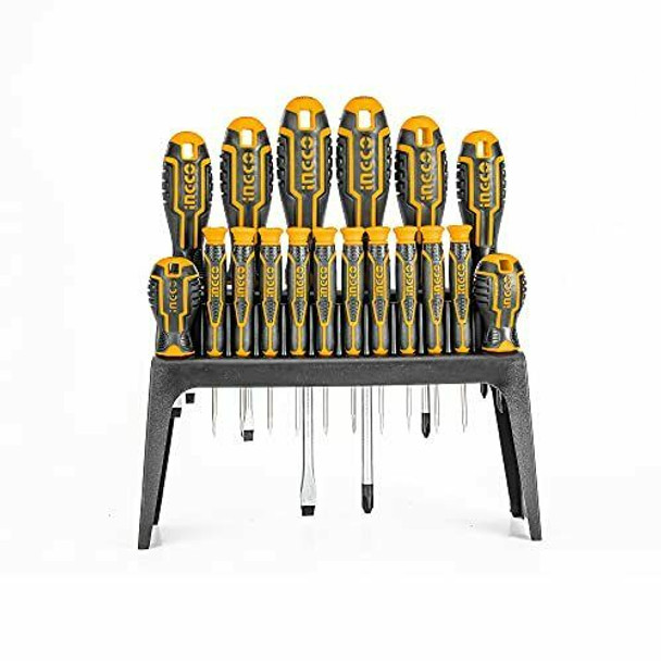 INGCO Tools Kit 18 PCS Screwdriver and Precision Screwdriver Set (HKSD1828)