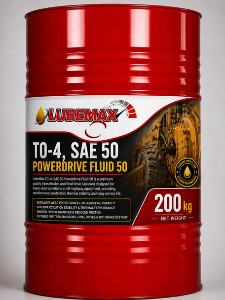 LubeMax TO-4, SAE 50Powerdrive Fluid 50