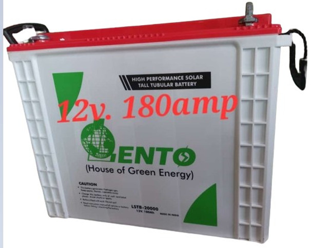 Lento Tubular Battery 180AH 12V