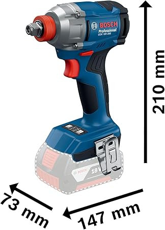 Bosch GDX 18V-285 Professional 18V Brushless 2-in-1 Combo Cordless Square Drive Impact Driver