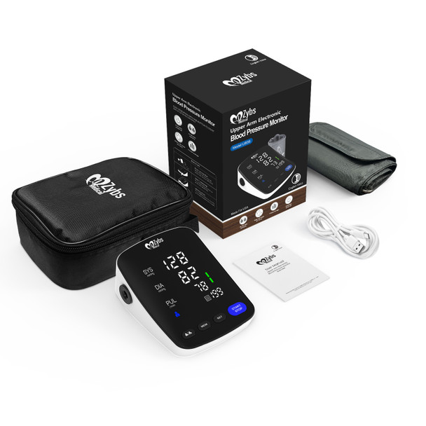ZYBS Medical FDA-Cleared Upper Arm Blood Pressure Monitor 
