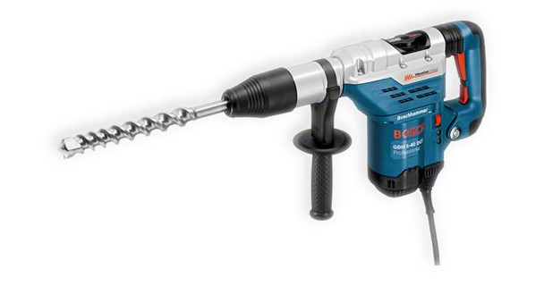 Buy Bosch GBH 5 Basic Rotary Hammer with SDS-max online at GZ Industrial Supplies Nigeria.
The most important data
Rated power input 	1.150 W
Max. impact energy 	8,8 J
Drilling diameter in concrete with hammer drill bits 	12 – 40 mm 