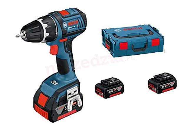 Buy Bosch GSR 18 v-LI + 3x4,0 Ah Drill Driver online at GZ Industries Supplies Nigeria
Technical data:

    Battery Voltage: 18V
    Battery Capacity: 4.0Ah
    Maximum torque (hard screwdriving / soft): 67 / 28nm
    No-load speed: speed I: 0-500min-1, II gear: 1700min-1
    Scope mounting bracket min./max .: 1.5 / 13mm
    Spindle Thread: 1/2 "
    Number Torque: 18 + 1
    The maximum drilling diameter in wood: 35mm
    The maximum drilling diameter in steel: 13mm
    The maximum diameter of the screw: 8mm
    Weight with battery: 1.8kg 