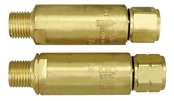 Victor Flash Back Arrestor pair, torch mount